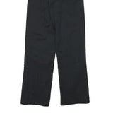 DICKIES Mens Cotton Blend Black Regular Straight Trousers W26 L30 Workwear Zip