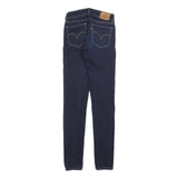 LEVI'S 711 BIG E Womens Jeans Blue Slim Skinny Denim Medium W24 L30 Authentic