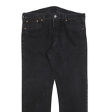 LEVI'S 501 Mens Jeans Black Regular Straight Denim Medium W38 L32 Classic Style