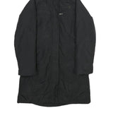 THE NORTH FACE Womens Black Nylon Outdoor Jacket S Zip Hooded Plain