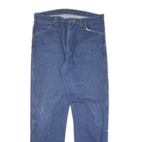 WRANGLER Mens Jeans Blue Regular Straight Denim Medium W34 L31 Classic Zip