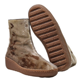 RIEKER Snow Boots Brown Synthetic Mens UK 9.5