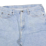 WRANGLER Mens Shorts Blue Denim XL W38 Classic Cotton Blend Button Fly