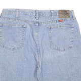 WRANGLER Mens Shorts Blue Denim XL W38 Classic Cotton Blend Button Fly