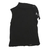 TED BAKER Womens Black Cotton Sleeveless Top Round Neck S Elegant Casual