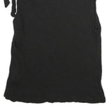TED BAKER Womens Black Cotton Sleeveless Top Round Neck S Elegant Casual