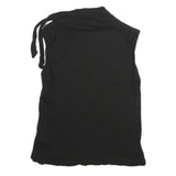 TED BAKER Womens Black Cotton Sleeveless Top Round Neck S Elegant Casual