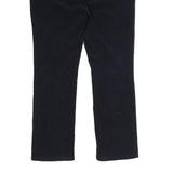CHAPS Womens Navy Blue Regular Fit Straight Cotton Blend Trousers W32 L26 Zip