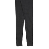 LEVI'S Womens Black Slim Skinny Denim W25 L32 Zip Cotton Blend Stretch Jeans