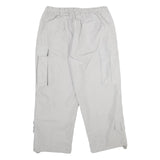 T-TRAXX Womens Polyester Light Grey Cargo Regular Fit Trousers W32 L26 Casual