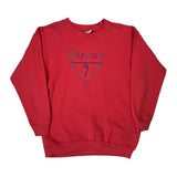 Guess Sweatshirt - XL Red Cotton