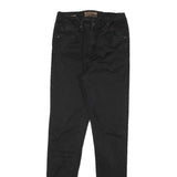 DIESEL Womens Jeans Black Slim Skinny Denim Woven W24 L28 Zip Cotton Blend