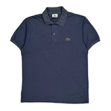 Lacoste Polo Shirt - Small Blue Cotton