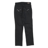 LEVI'S Womens Slim Black Denim Jeans W26 L26 Zip Closure Classic Style