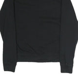 NIKE Mens Black Crew Neck Sweatshirt M Cotton Comfort Casual Pullover