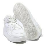BUFFALO Womens Platform High Top Trainers Leather White UK 5 Chunky Casual