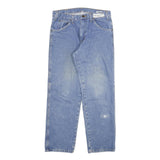 WRANGLER Mens Regular Blue Denim Jeans W32 L29 Classic Cotton Blend Zip