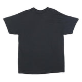 GILDAN Mens Black & Yellow CSULB Cal State Long Beach Graphic T-Shirt L Short