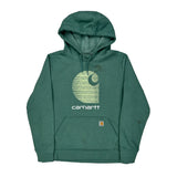 Carhartt Hoodie - Medium Green Cotton