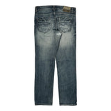 Hip Hop Black Bull Jeans - 34W 33L Blue Denim
