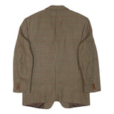 FREY Mens Brown & Beige Checked Wool Blend Blazer Jacket M Woven Classic