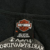 Harley Davidson Long Sleeve T-Shirt - XL Black Cotton
