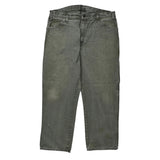 Dickies Carpenter Trousers - 36W 30L Grey Cotton