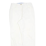 CHRISTOPHER & BANKS Womens White Regular Straight Trousers W28 L30 Cotton Blend