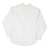 EDDIE BAUER Mens White Casual Shirt L Cotton Blend Button-Down Pocket