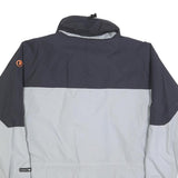 SHERPA Mens Grey & Black Outdoor Jacket L Polyester Blend Zip Pockets