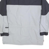 SHERPA Mens Grey & Black Outdoor Jacket L Polyester Blend Zip Pockets