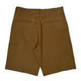 Wrangler Chino Shorts - 31W 10L Brown Cotton Blend