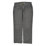 Carhartt Trousers - 34W 30L Grey Cotton