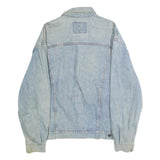 LEVI'S Mens Blue Denim Button Jacket XL Cotton Classic Casual Vintage