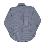 Age 8 Ralph Lauren Striped Shirt - Small Blue Cotton