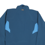 ADIDAS Mens Blue & Light Blue Zip Jacket M Polyester Blend Athleisure Sportswear