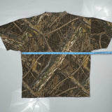 Mossy Oak Camo T-Shirt - XL Brown Cotton