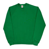 90S Blank Jerzees Sweatshirt - XL Green Cotton