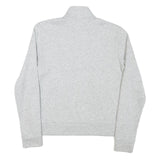 PUMA Mens Grey 1/4 Zip Sweatshirt S Cotton Blend Pullover Casual Activewear