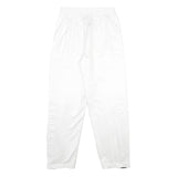 CHAMPION Mens Joggers White & Black S W24 L28 Logo Tape Casual Bottoms