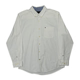 Tommy Hilfiger Shirt - Large White Cotton