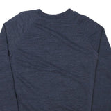 CHAMPION Mens Blue Cotton Blend Crew Neck L Sweatshirt Pullover Casual