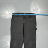 Relaxed Fit Carhartt Carpenter Pants - 34W 29L Gray Cotton