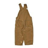 Age 2 Carhartt Double Knee Overalls - 2XS Brown Cotton