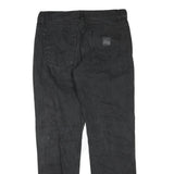 CARHARTT Womens Regular Black Denim Jeans Cotton Blend W34 L32 Classic Zip