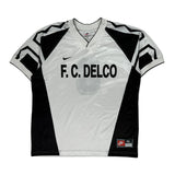 F.C. Delco Nike Football Soccer Jersey - XL Black & White Polyester