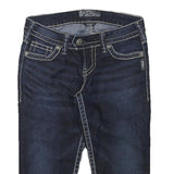 SILVER Womens Shorts Blue Denim XS W26 Casual Cotton Blend Stylish