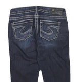 SILVER Womens Shorts Blue Denim XS W26 Casual Cotton Blend Stylish