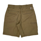 Carhartt Carpenter Shorts - 32W 9L Khaki Cotton