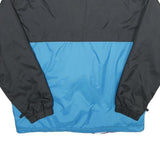 COLUMBIA Womens Blue & Black Outdoor Jacket M Nylon Plain Zip Lightweight Warm